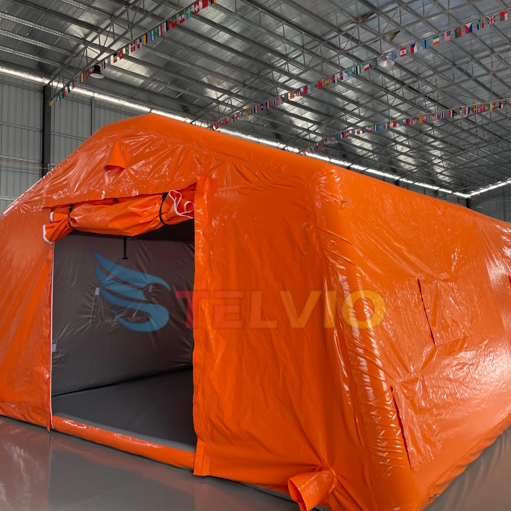 Waterproof PVC Inflatable Tent for Disaster Relief and Fire Fighting Medical Rescue