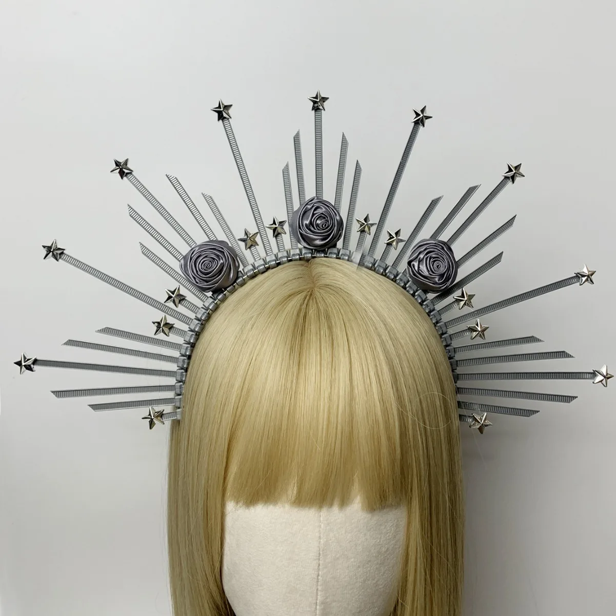 Pageant Beauty Coronas Reinas Crowns Silver Tiaras Wedding Tiara Bridal Crown Plastic Wedding Accessories For Bride For Show