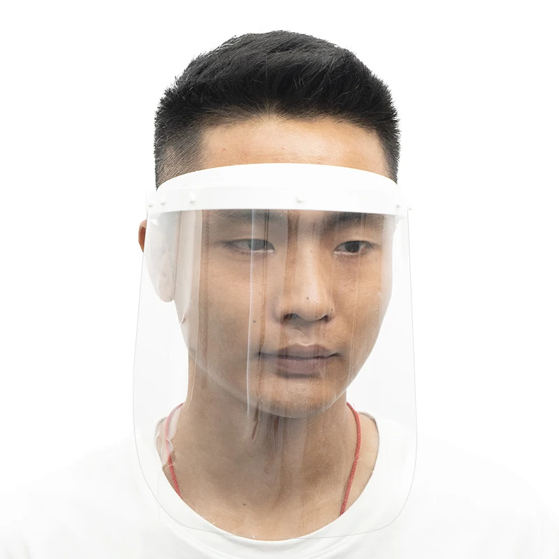 Safety Face shield Plastic Adjustable Protective Anti Fog Transparent Faceshield