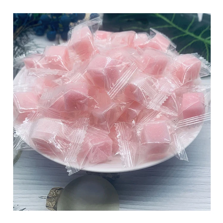 Wholesale Home Office Casual Fruit Snacks Gummy Candy White Peach Vitamin C Soft Chewy Candy