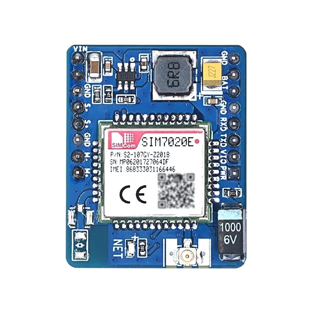 Плата для развития E WGZX SIM7020C Многополосная B1/B3/B5/B8/B20/B28 LTE NB-Iot модуль M2M совместим с 800C