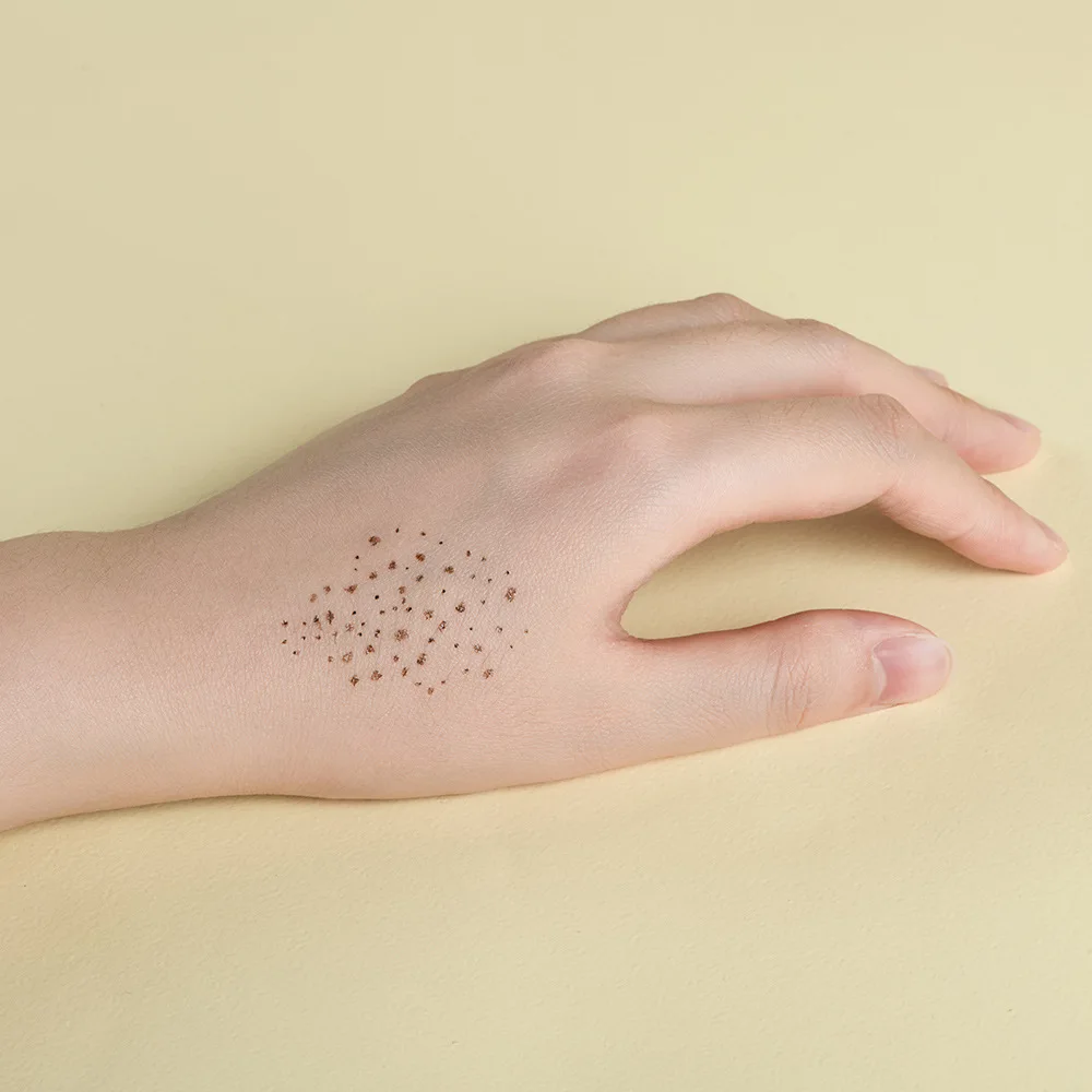 2 Colors Natural Freckle Dot Pen Quick Dry Waterproof Beauty Makeup with Easy Color Embellishment Liquid Form
