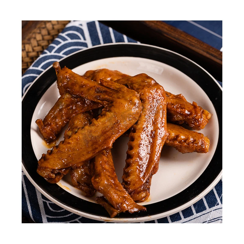 Camping Food Choice Roasted Duck meat snack Duck Wings in Honey Sauce