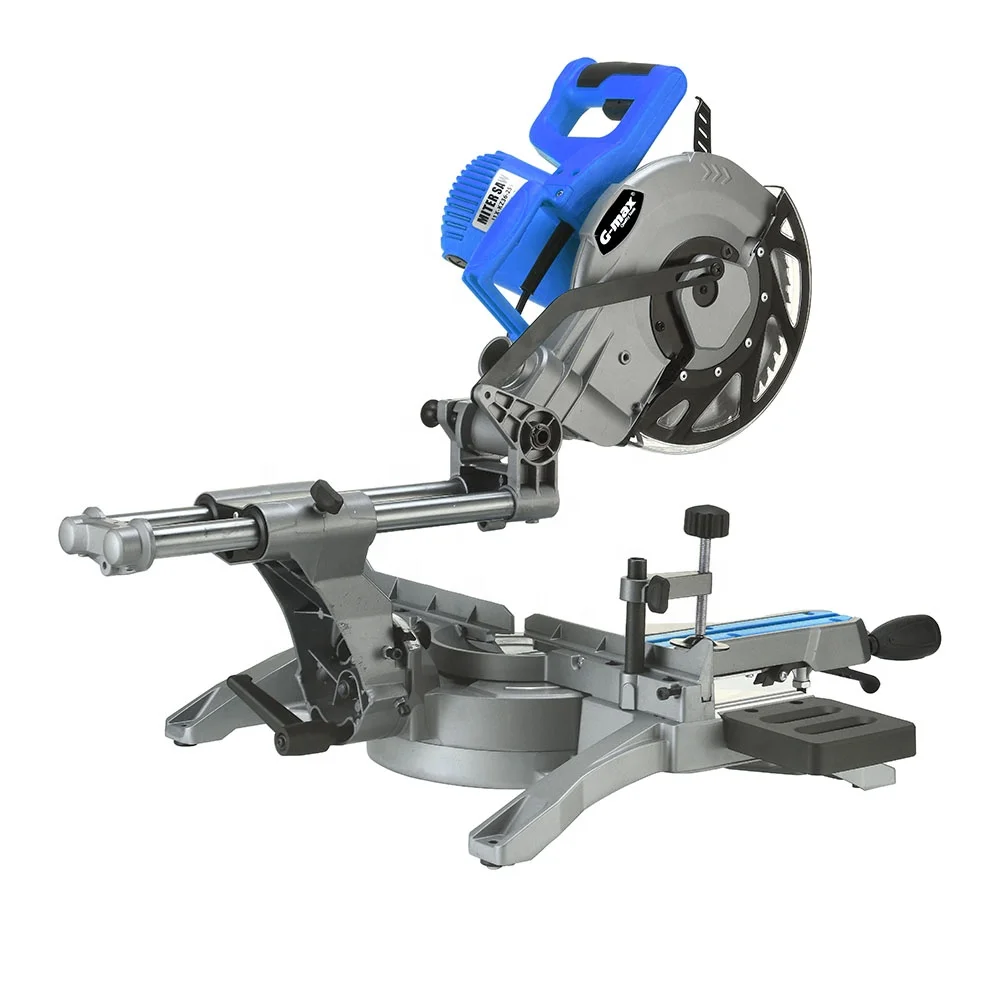 G-max Bench Tools 1500W 210mm Sliding Compound Miter Saw Machine