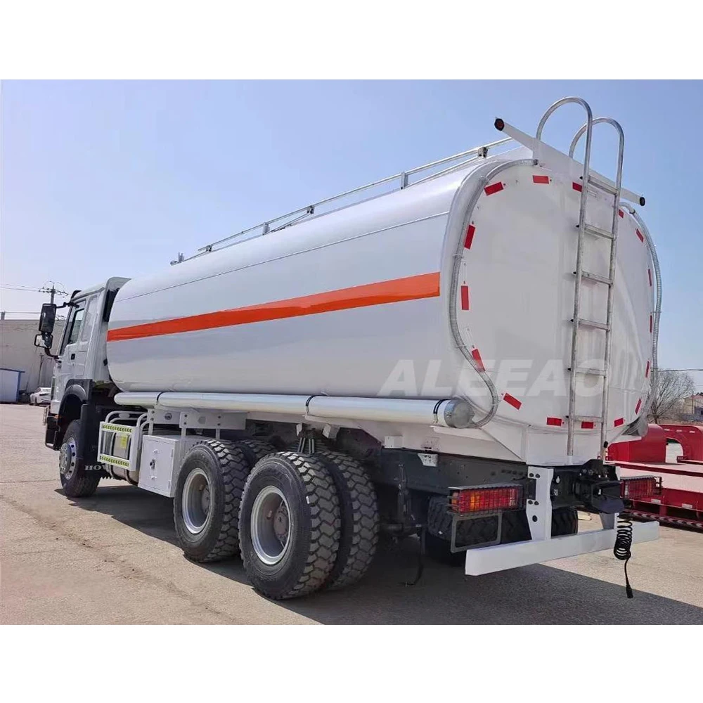 HOWO 10 wheelers 16000 liters 20000 liters capacity 6x4 fuel tank truck oil tanker truck for sale