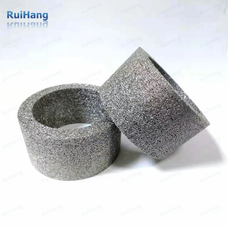 titanium compressed stainless steel knitted wire mesh gas-liquid filter mesh