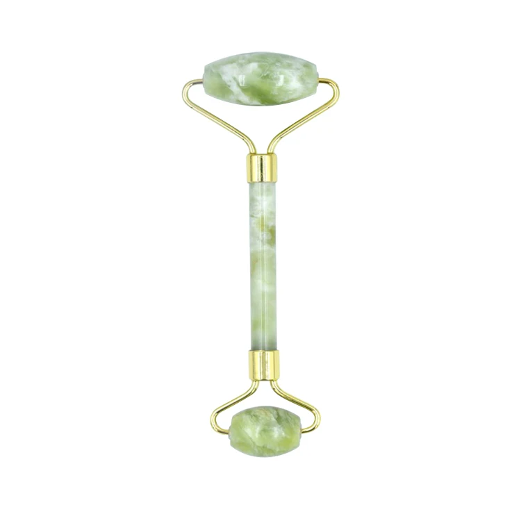 Wholesale Xiuyan Jade Stone Massage Tool Light Green Jade Face Roller Jade Roller for Facial Massage