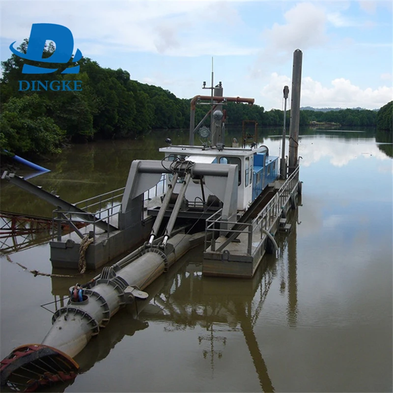 Sand dredging vessel in sale for the lake and river dredging