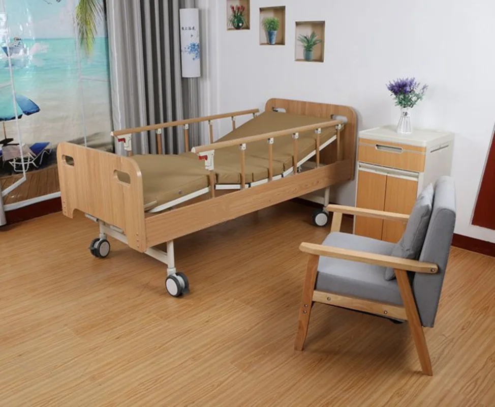 SFD-B3112 Turn-over Manual Home Care Bed with Locking Wheels