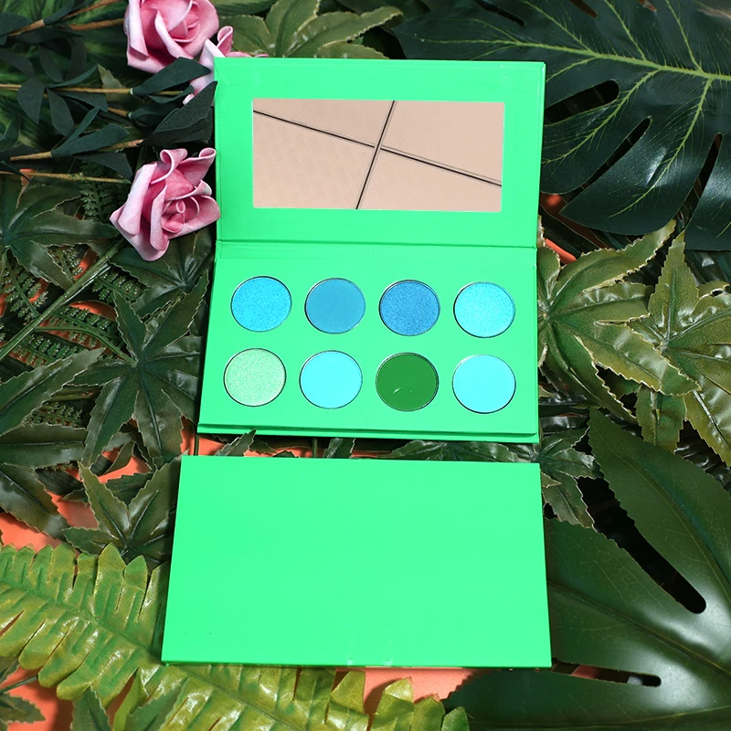 Wholesale DIY 8 Colors Private Label Eyeshadow Palette Pigment Makeup Palette Eyeshadow Custom Logo