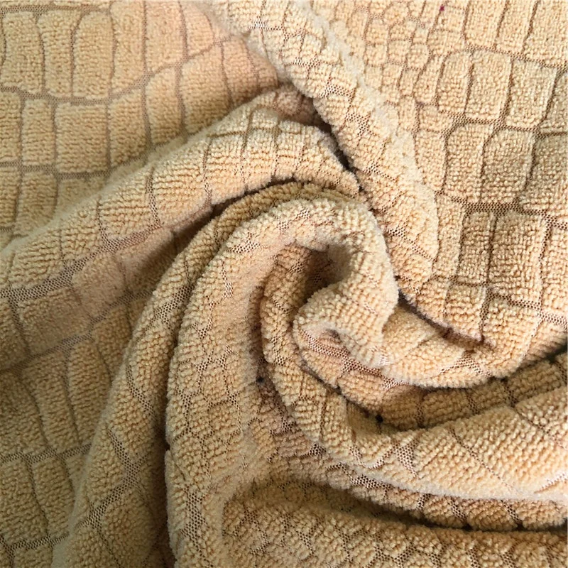 
Wholesale towel stretch jacquard knitting 002 fabric for upholstery bedding, towel, blankets,pillow 