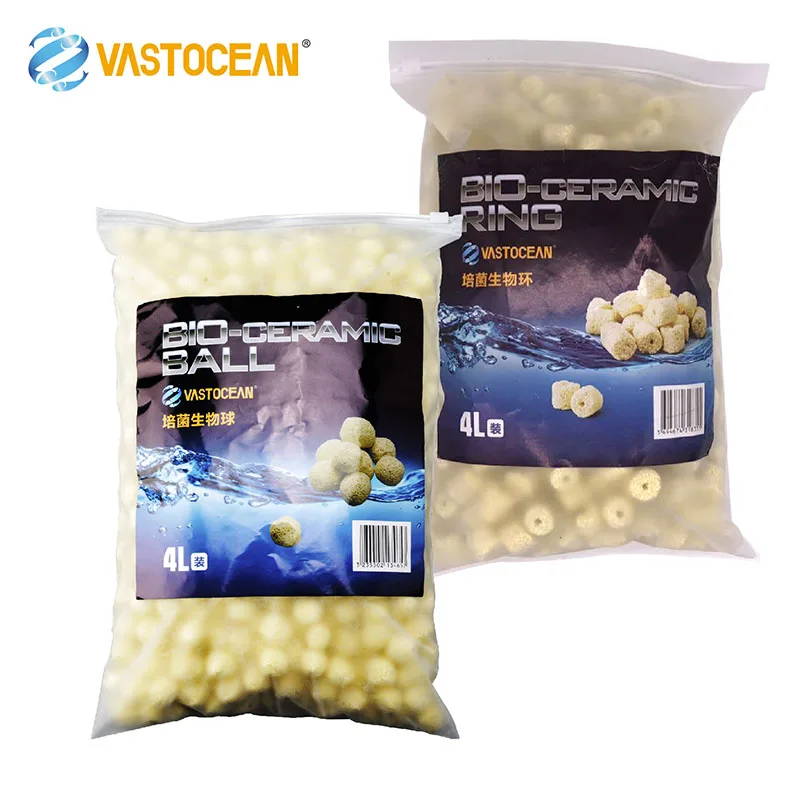 4L Vastocean Aquarium water filter media Glass Ceramic Bio ball