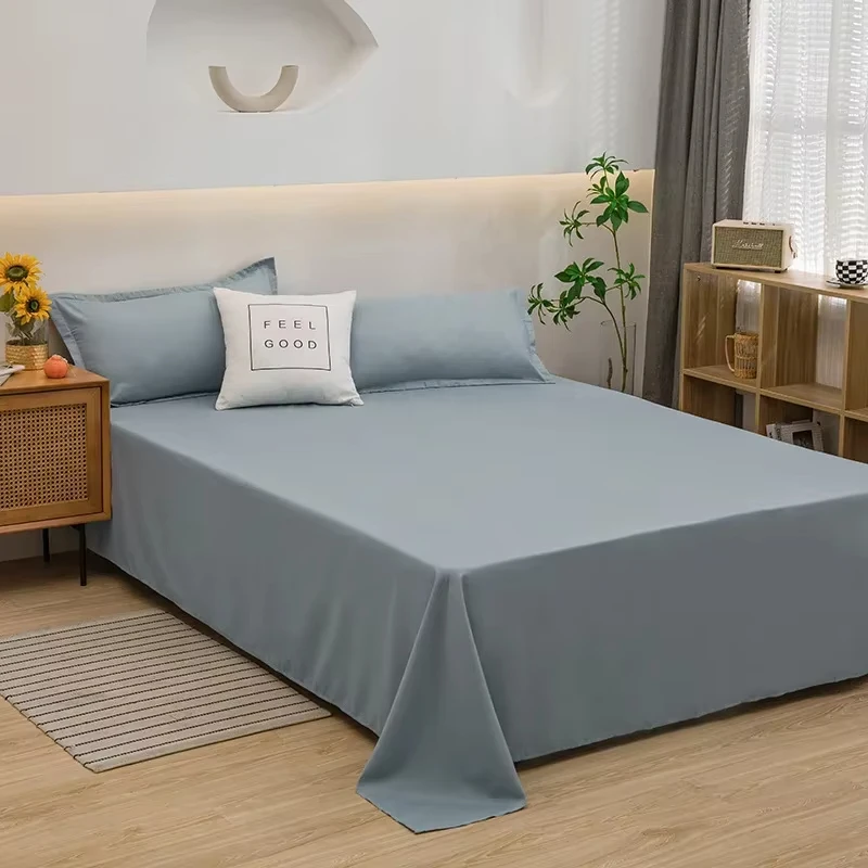 Sheet Simple Student Dormitory Single Piece Bed Sheet Three Sets Good Color Washed Cotton Single Piece Bed
