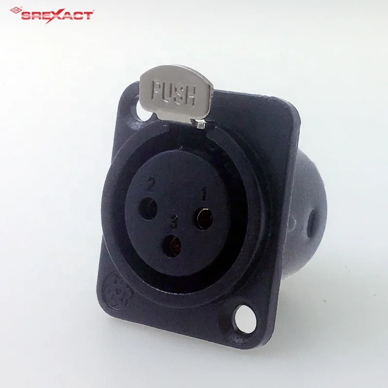 Профессиональная аудиопанель 3pin xlr с гнездовым креплением