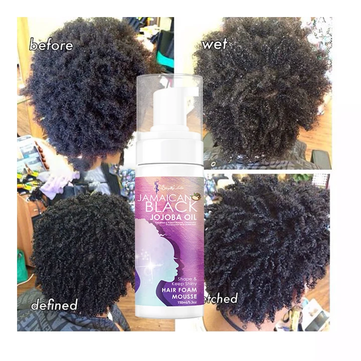 Perfect For Perm Rod Sets Touchable Frizz-Free Finish Hair Wave Mousse For Braids Custom