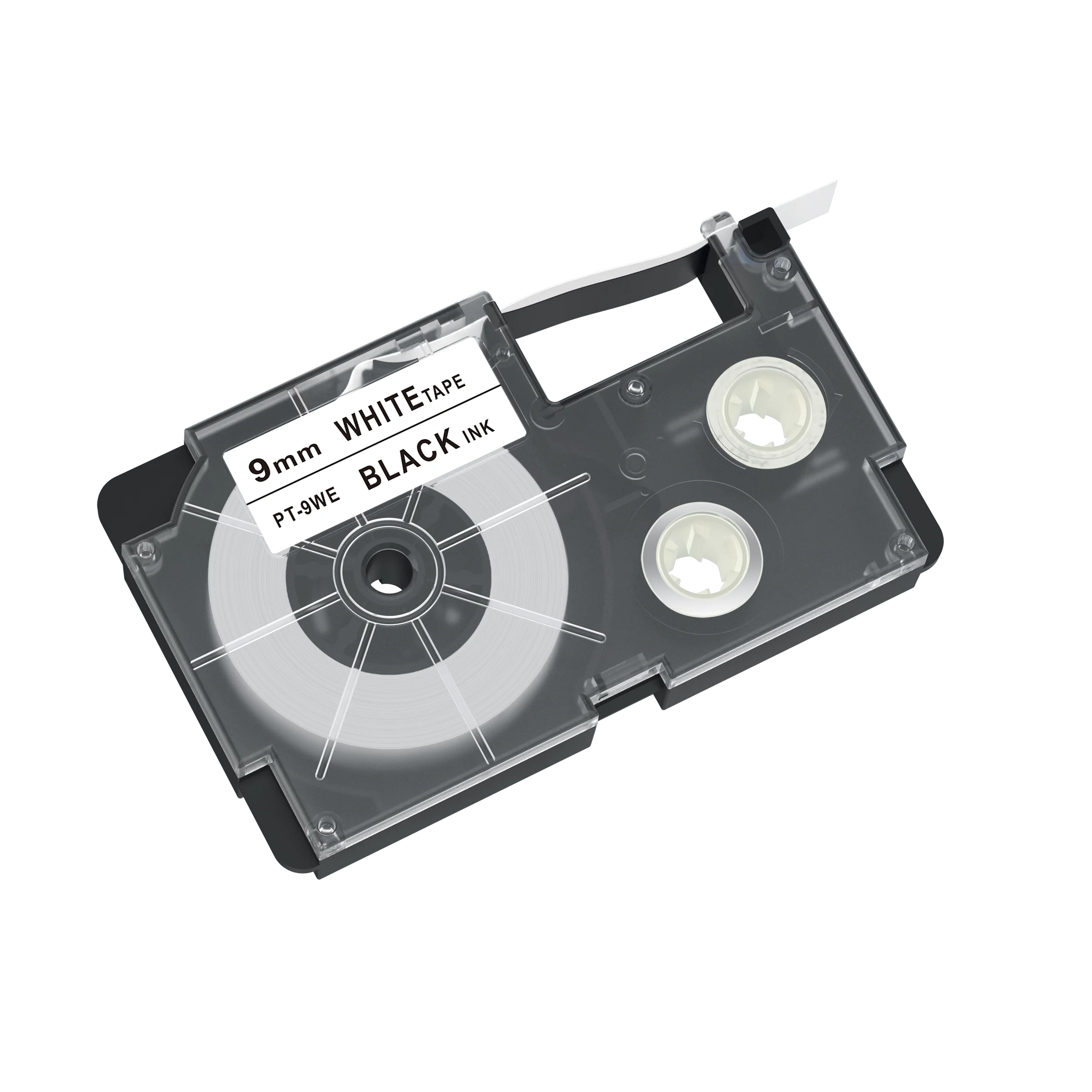 PUTY оптовая продажа принтер этикеток 9 мм запечатанных лент для PT-9WE Белая лента для caxio