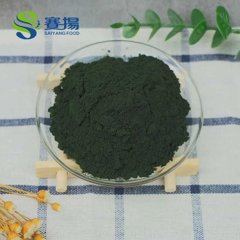 Feed Grade Spray Dried Natural Green Spirulina Powder for Fish Animails Feed