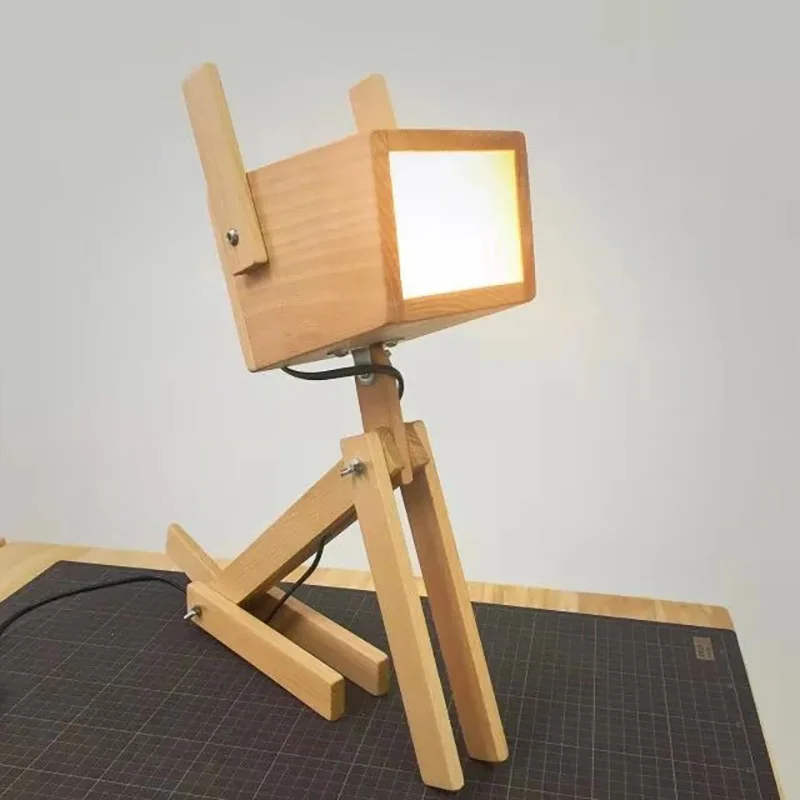 Puppy Desk Lamp DIY Kit Exercise Hands-on Skills Wooden Handmade Handpaint Children Toys
