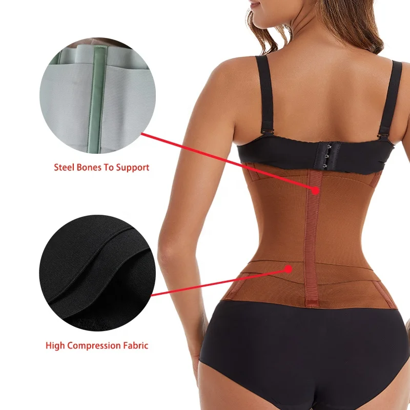 Wholesale Compression Belt Women Workout Waist Cincher Back Support Belt Elasticity Band Tummy Control Waist Trainer Shaper