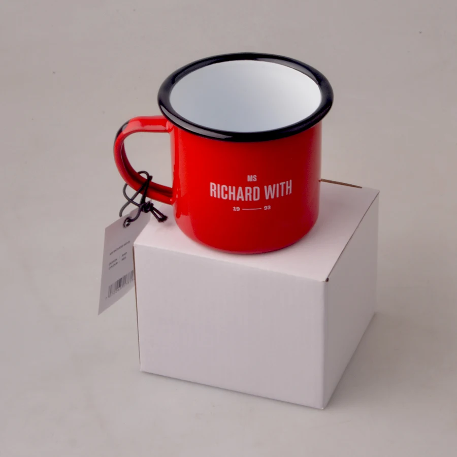 Cheap Price Enamel Cup Wholesale Metal Enamel Mug Camping Coffee Cup For Drinking