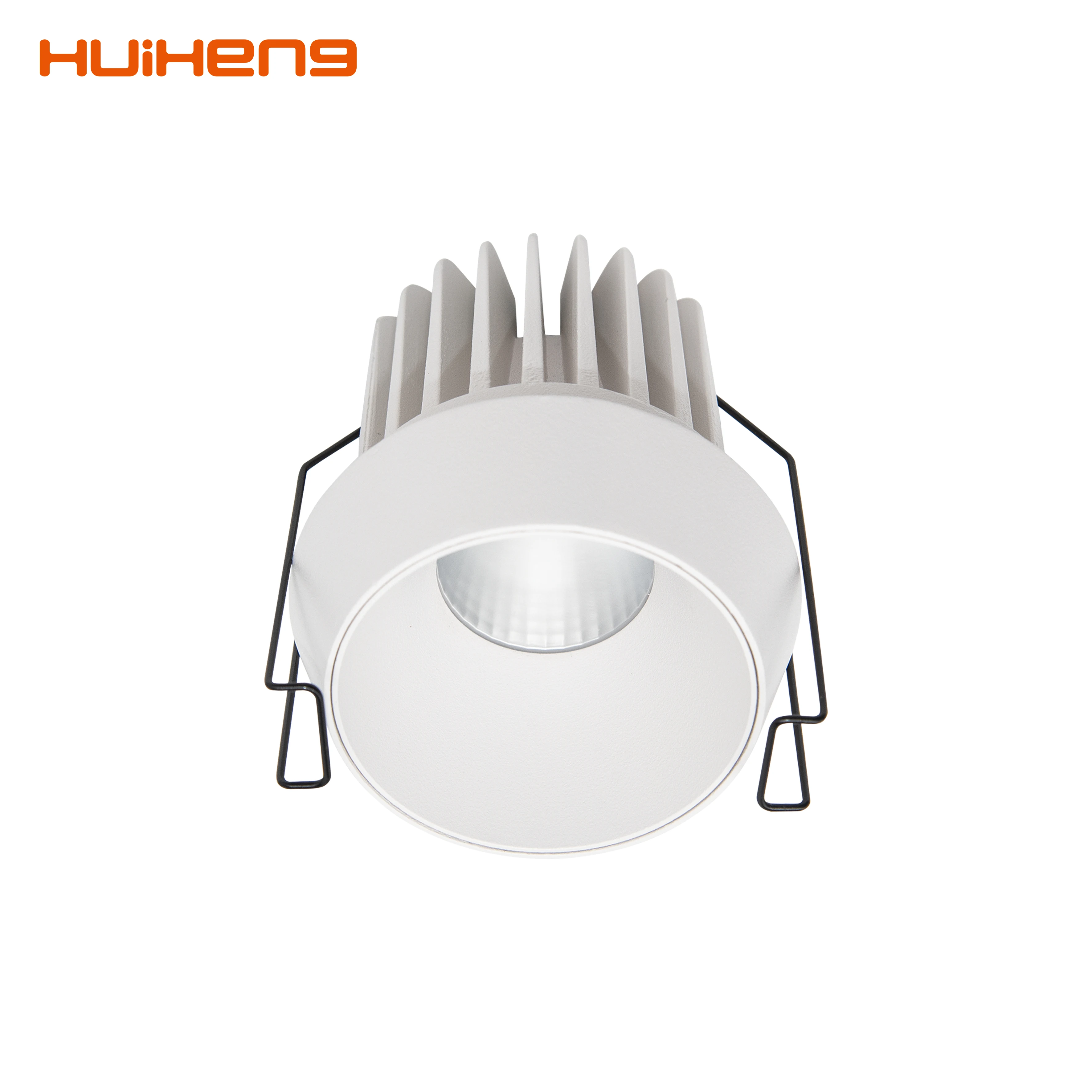 spot light 2021 factory high quality aluminum for hotel indoor 9w 15w white anti glare cob recessed led ceiling spotlight