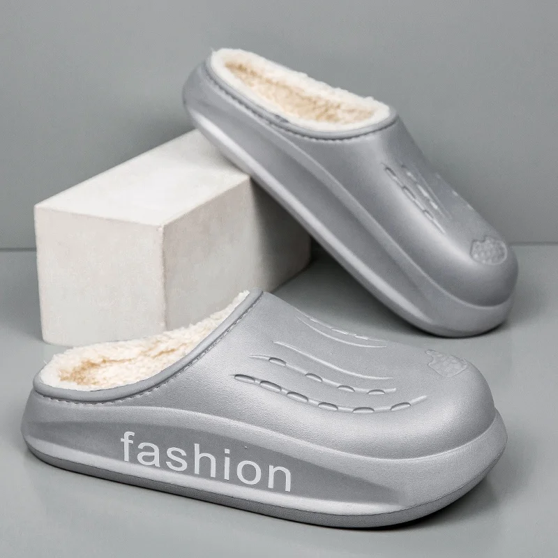 MNV Comfortable Winter Fashion Casual Shoes For Men And Women Trendy Warm Slippers