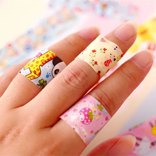 72x19mm Kids Baby Cartoon Adhesive Bandage Wound Plaster Band Aid