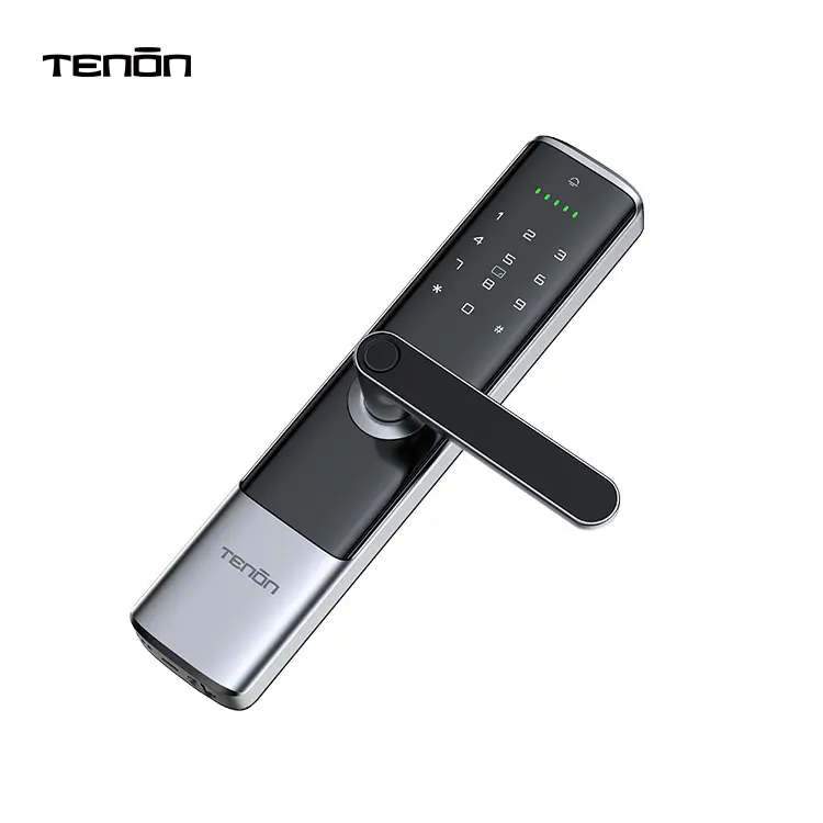 Cheap Price Wholesale Electronic Keypad Password Digital Lock Gate Fingers Print Smart Handle Lock for Entrance Door