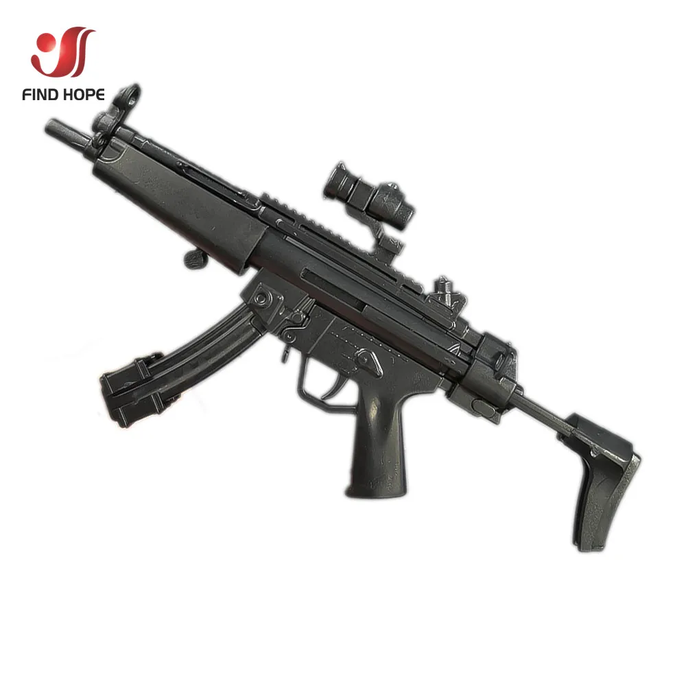 1/6 Scale HK MP5 Submachine Gun Assemble Model Toys Puzzles Building Bricks Toy Model  For Action Figure Body