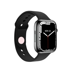 Smartwatch Fitness Heart Rate Blood Pressure Gps Touch Screen Calorie Tracker 8 Max Blue Tooth Call Smart Watch For I Watch