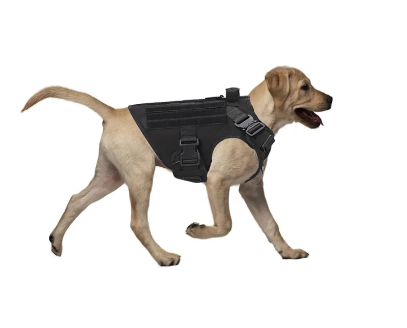 High Quality Nylon Pet Vest Outdoor Training Quick Disassembly Tactical Dog Suit
