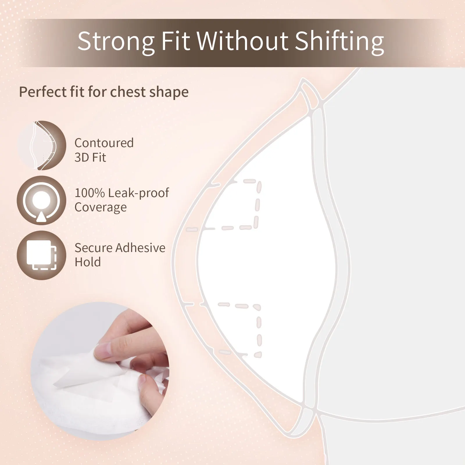 Absorbent Nursing Pads for Breastfeeding Care Disposable Maternity Breast Pads with Leakproof