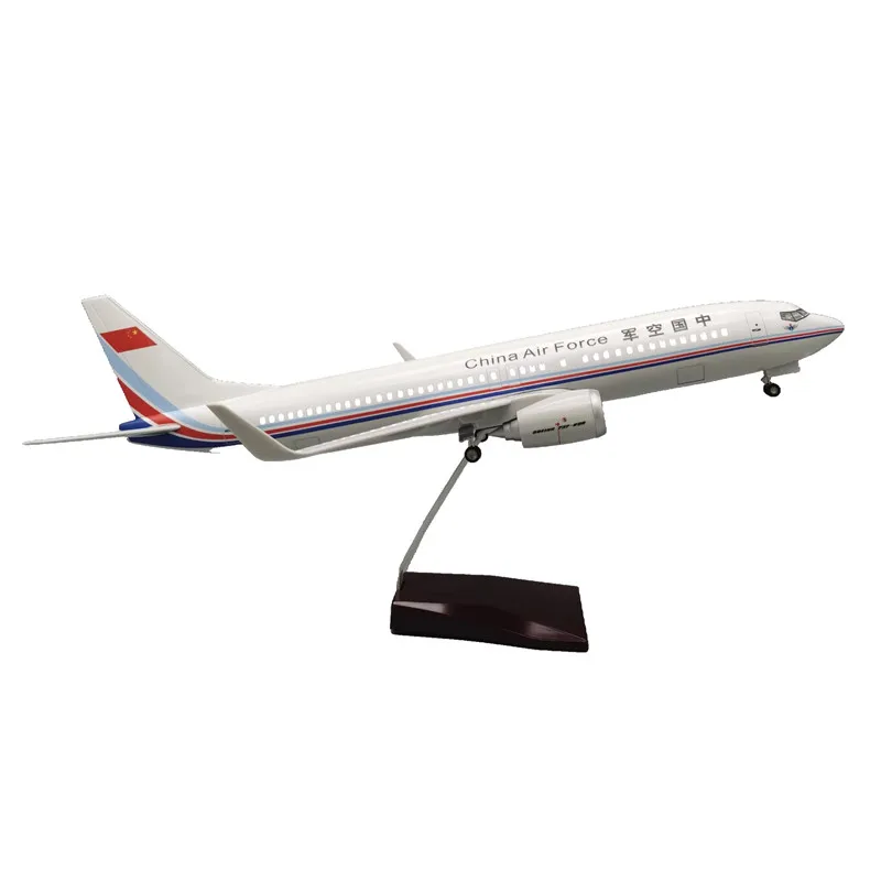 Wholesale Diecast Decorative Model Airplane Scale 1:85 47cm Boeing737-800 China Air Force Model Airplanes with Wheels