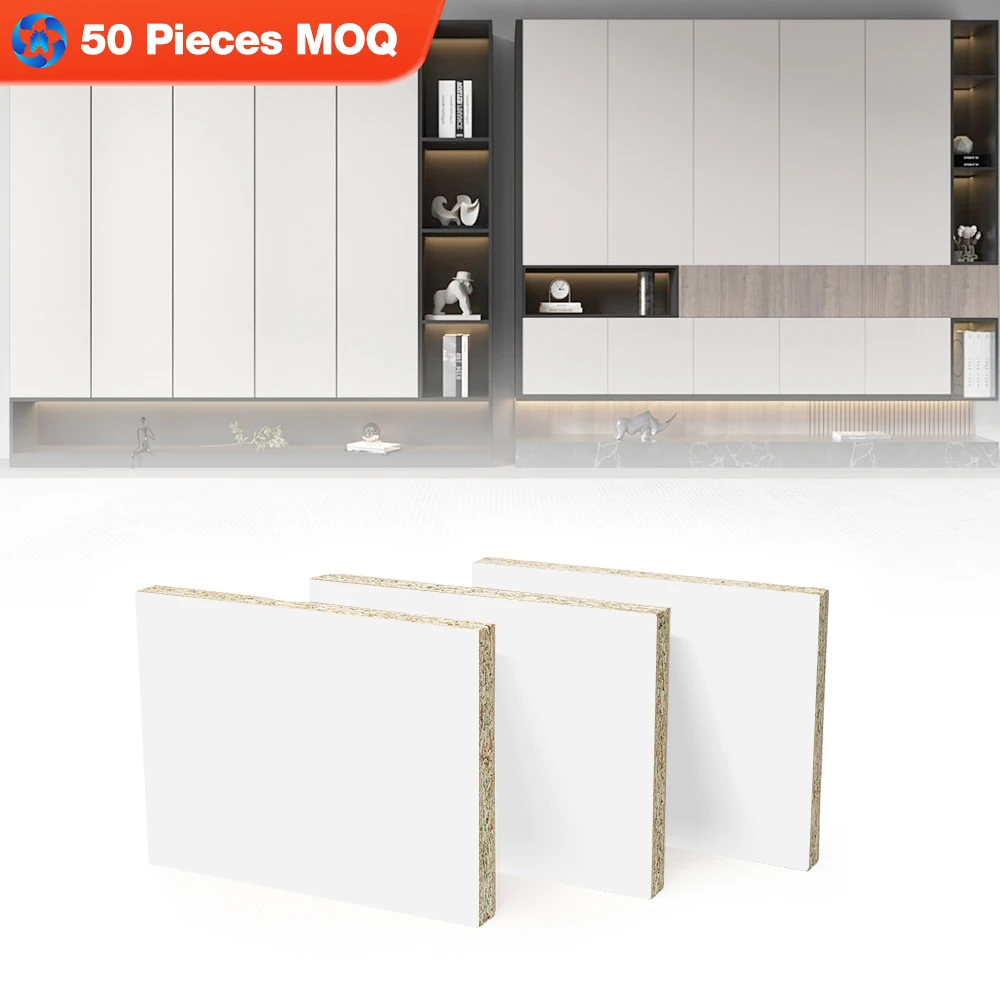 TOPOCEAN 2100*2850 12 18mm E1 E0 Grade Wholesale Durable Melamine Chipboard Particle Board