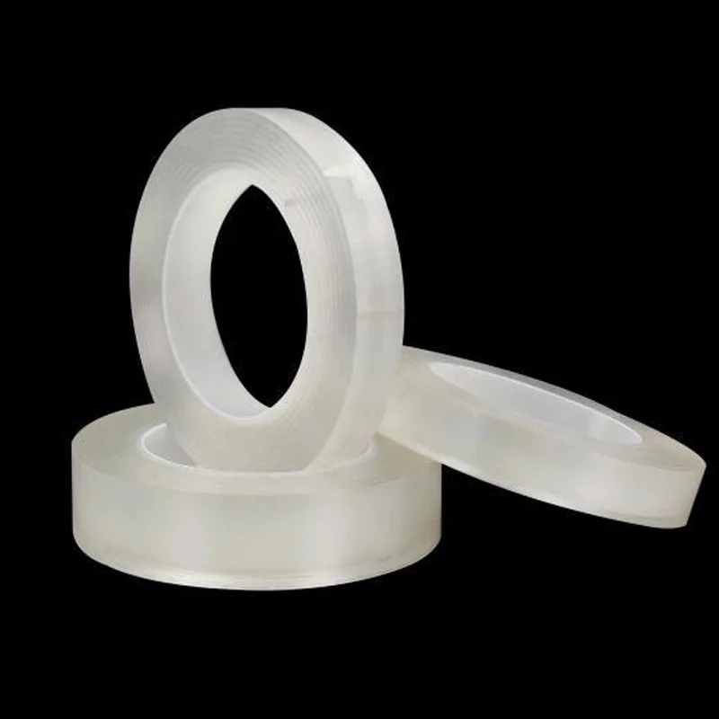 Washable recycled Adhesive Silicone Tape Clear Double Sided Nano Gel nano Tape
