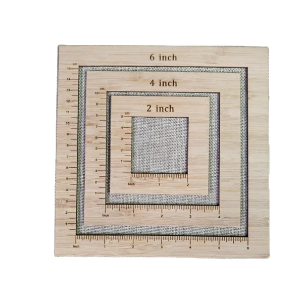 Custom wooden ruler bamboo ruler natural material Stationery laser cut