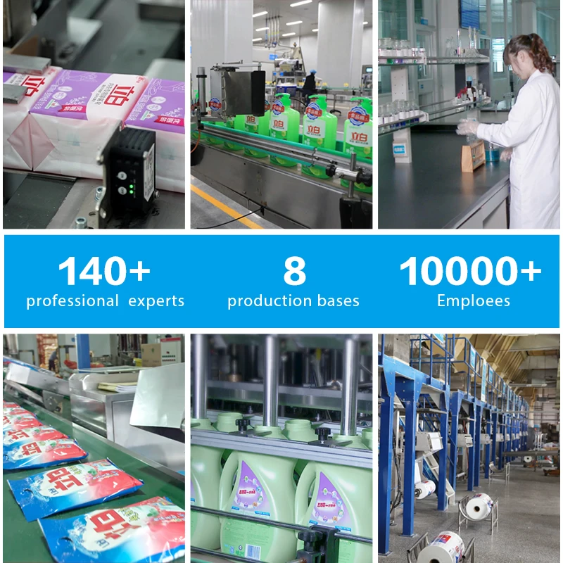 Liby High Foaming Agent of Auto Washing Powder Fragrance Essence Best Laundry Detergent Blue Powder