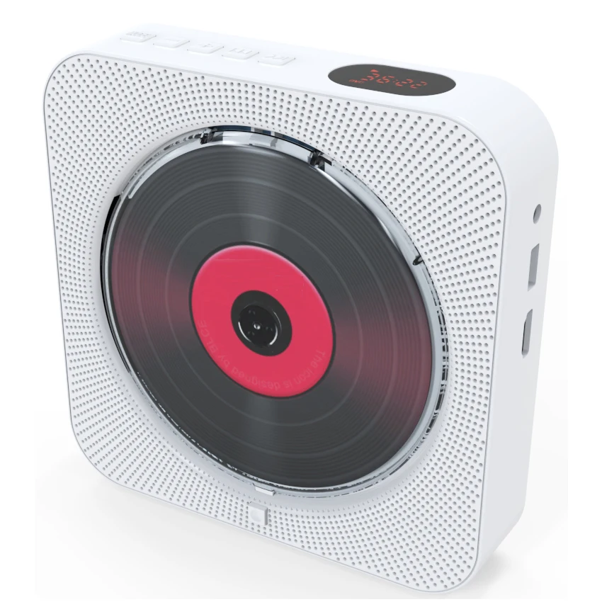 Портативный CD DVD-плеер FM-радио Музыкальный настенный монтаж BTH с