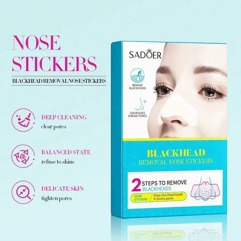 Mask Skin Care Products Beauty Hydrating Deep Cleaning Remove Blackheads Anti Acne Nose Patch Double Head Lipstick