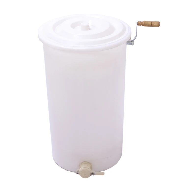 2 рамы, пластиковый экстрактор меда с ручным управлением для пчеловодческого оборудования