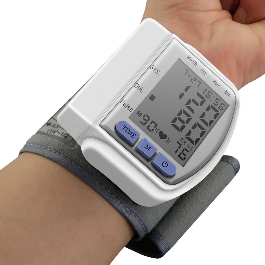 Wholesale lowest price talking digital wrist blood pressure monitor