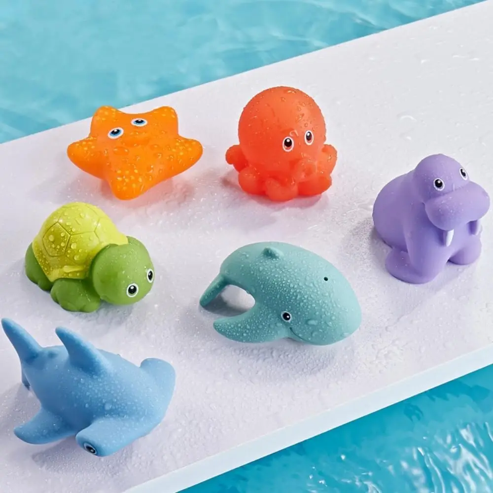 KYK Top Selling Unisex Plastic Insect Bathtime Fun Learning Education Toys Baby Floating Squirt Toys