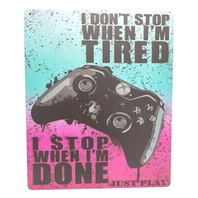 round corner metal plaques advertising olive oil and gas tin signs pin up metal sign bulk