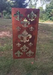 Corten стальные панели забора/садовый забор/металлический забор corten