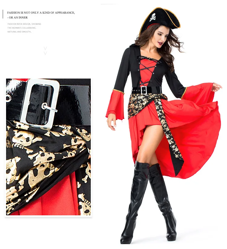 Wholesale women pirate costume cosplay sexy costumes adults party