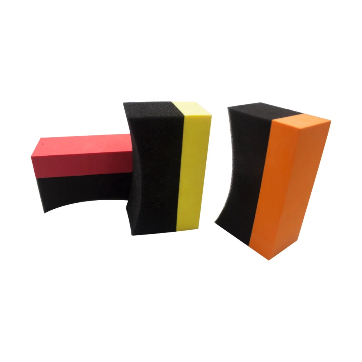 Waxing Hex Grip Applicator  Tire Sponge  Tire Shine Applicator Durable  waxing sponge