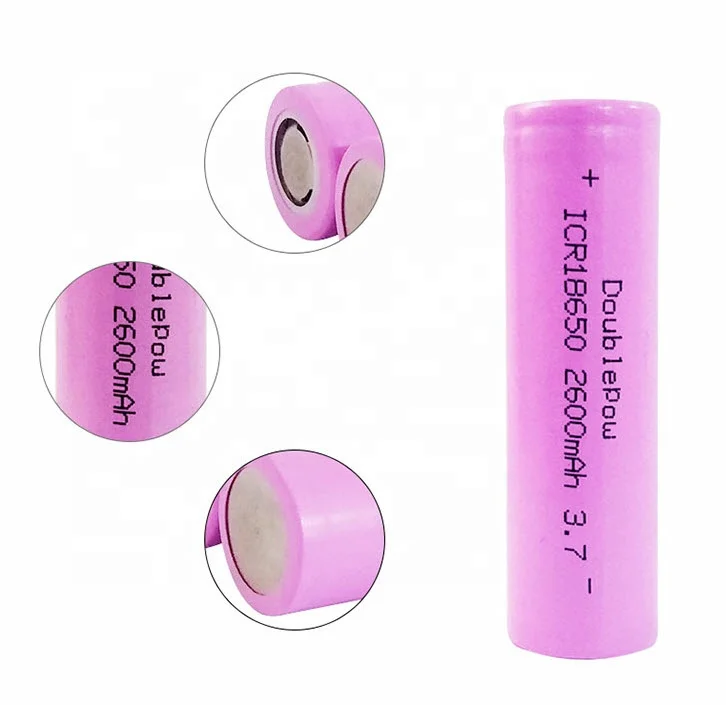 
18650 rechargeable Cylindrical Lithium ion Battery 3.7v 2500mAh 