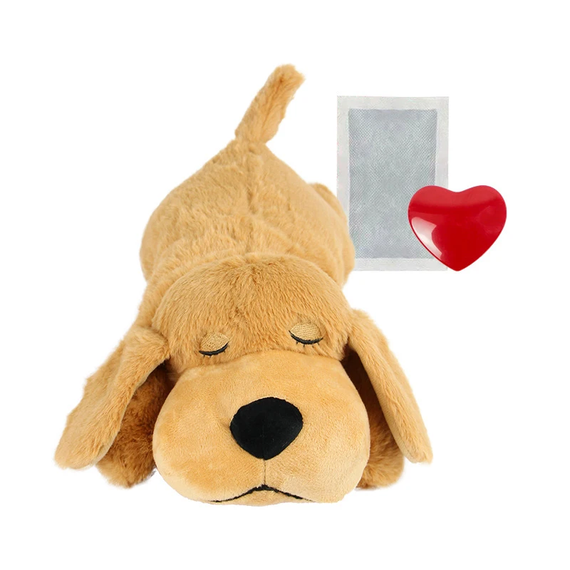 Pet Comfort Toy Dog Anxiety Companion Sleep Simulation Heartbeat Plush Toy