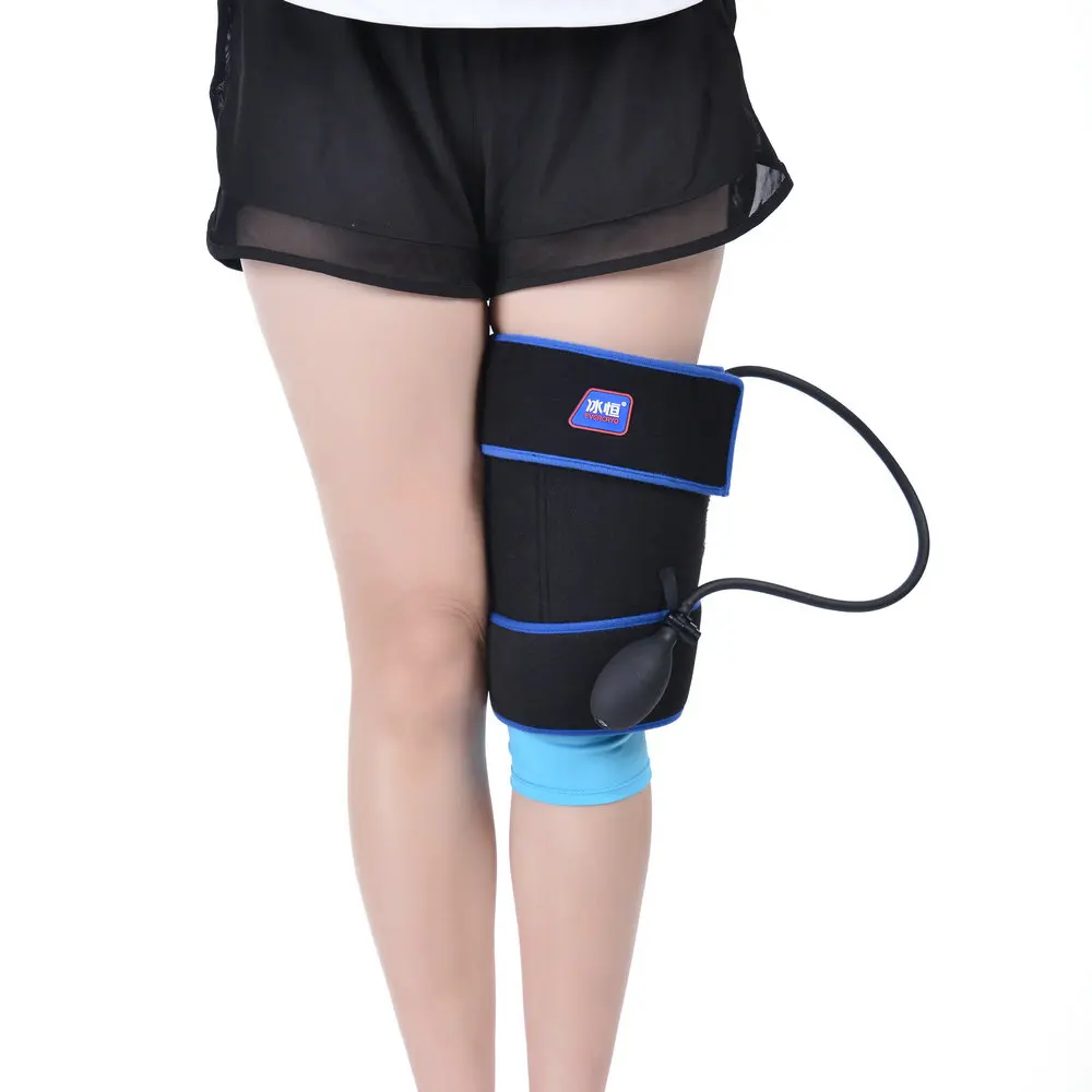 Cryo Therapy Ice Air Compression Physiotherapy Equipment Adjustable Thigh Compression Wrap