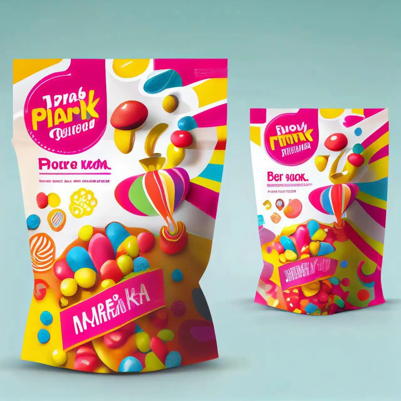 Custom Printed Edible Reusable 3.5g Mylar Bag Zipper Lock Candy Plastic Packaging Aluminum Foil Bag Sealed Zipper Bag